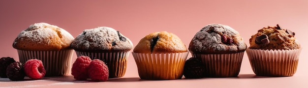 Een muffin met een gaatje erin