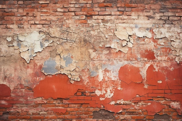 Een muur met een rode en bruine verf waarop 'het woord' staat.