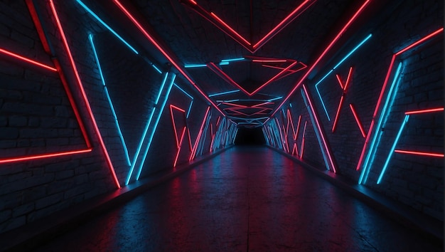 Een neon gang