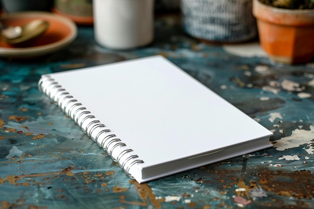 een notitieboek met een pen op een houten tafel