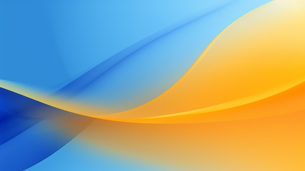 Een oranje en blauwe geometrische abstracte achtergrond