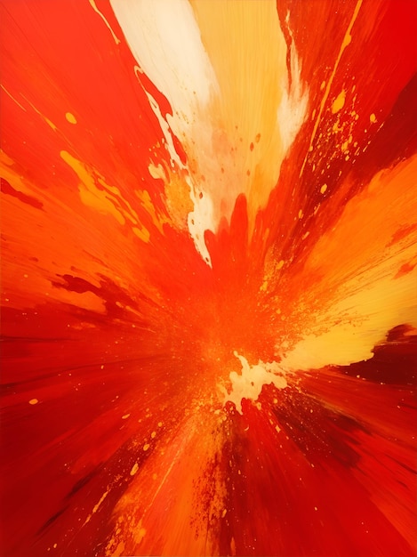 Een oranje explosieve abstracte achtergrond