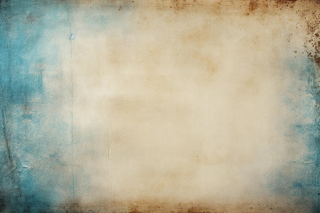Foto een oude blauwe achtergrond of behang van papier