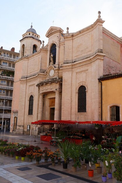 Een oude katholieke kerk Saint Francois de Paule Toulon France