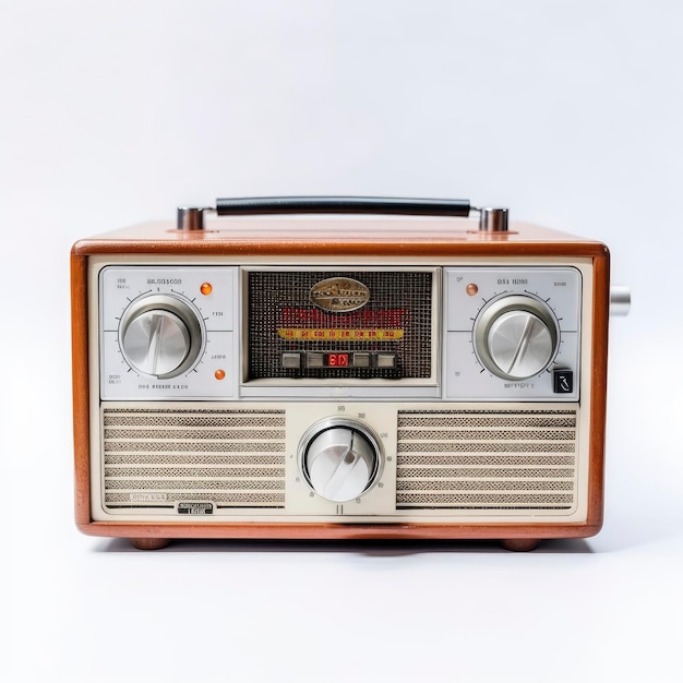 Een oude vintage radio