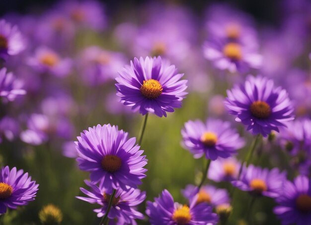 Een paarse bloemen achtergrond