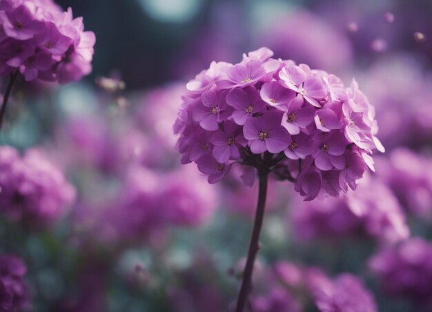 Foto een paarse bloemen achtergrond