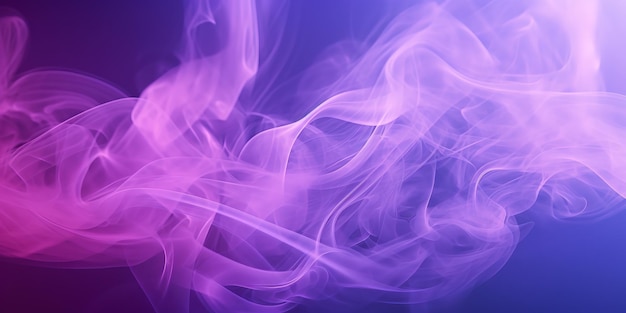 Een paarse rook met een paarse achtergrond