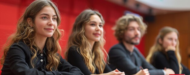 Foto een paneldiscussie over de stigma's van geestelijke gezondheid