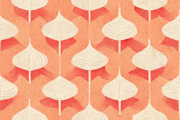 Een patroon met een palmboom erop