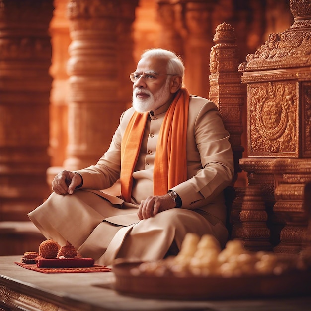 een perfect portret PM Narendra Modi