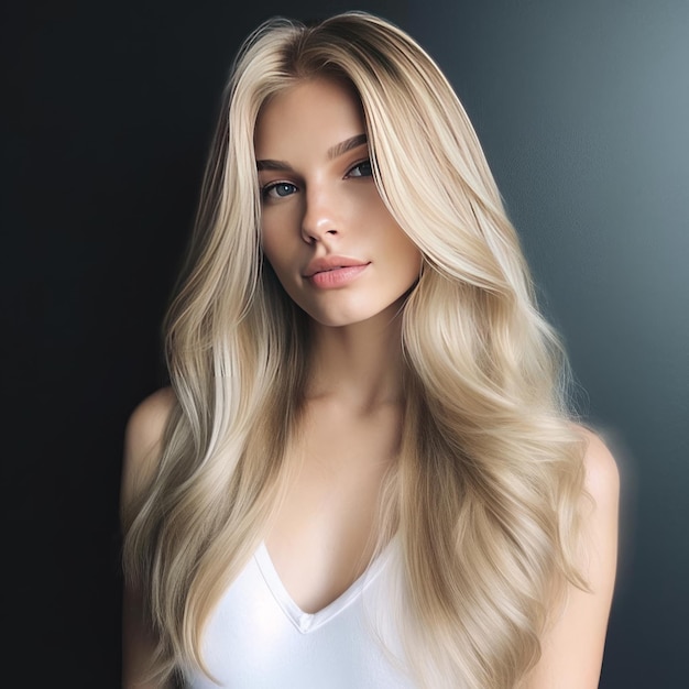 Een perfecte blonde.