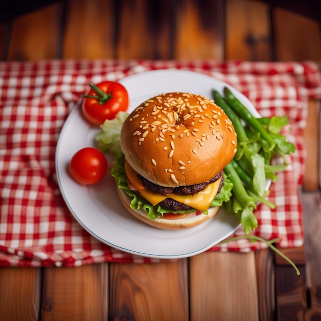 Een pittige heerlijke burger