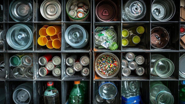 een plank vol met vele verschillende soorten frisdrank en een fles LG