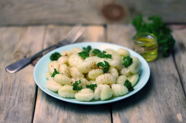 Een portie gnocchi.