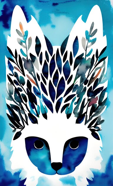 Een poster met de tekst 'de witte vos' erop