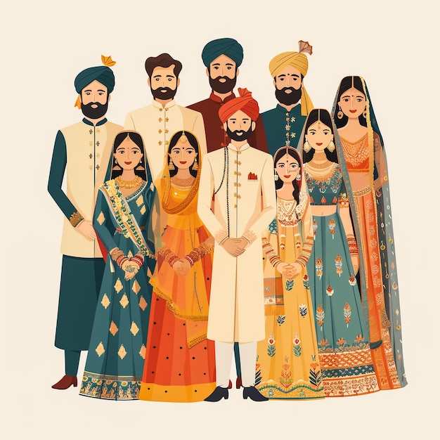 een poster van een gezin met een foto van een gezin