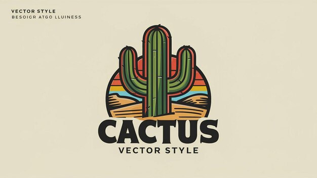 een poster voor cactus stijl stijl stijd stijl