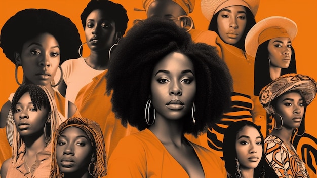 Een poster voor de film Black Women's March.