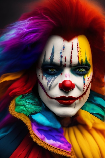 Een poster voor de film pennywise the clown