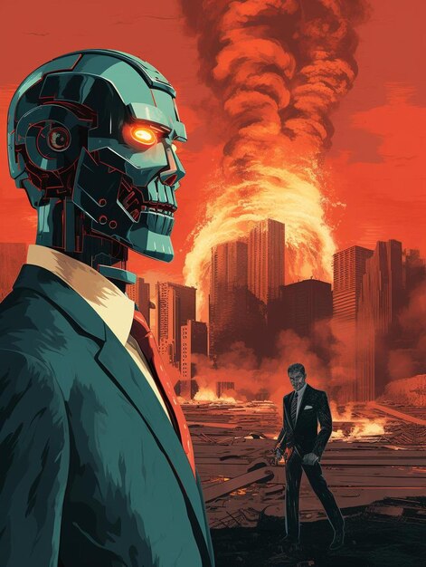 Een poster voor een film genaamd The Robot.