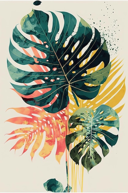 Een poster voor een plant genaamd Tropical.