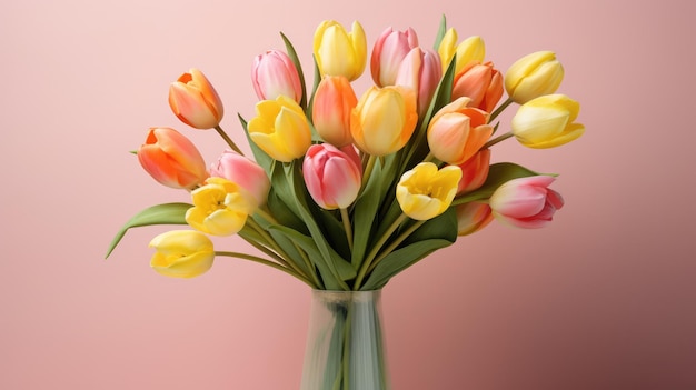 Een prachtig boeket tulpen