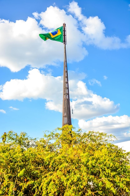 Een prachtig panoramisch uitzicht op de hoofdstad van Brasilia, Brazilië