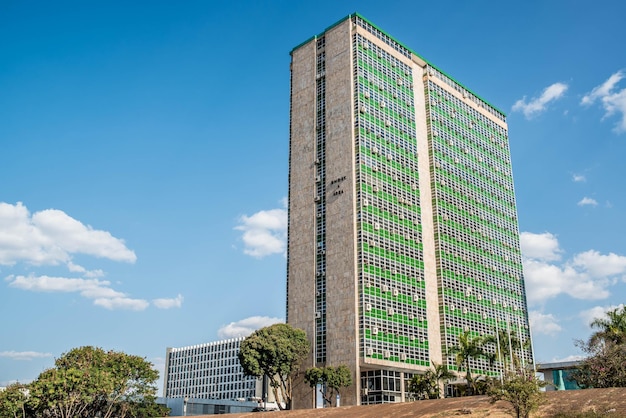 Een prachtig panoramisch uitzicht op de hoofdstad van Brasilia, Brazilië