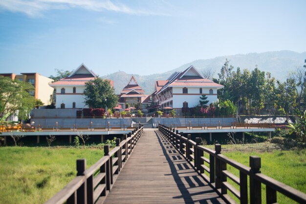 Een prachtig panoramisch uitzicht op het Inlemeer in Myanmar