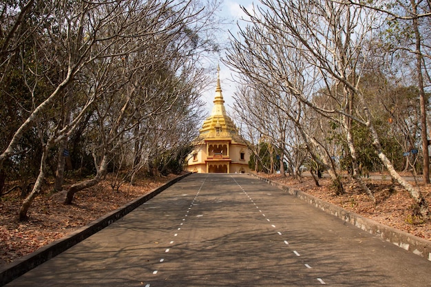 Een prachtig panoramisch uitzicht op Luang Prabang in Laos