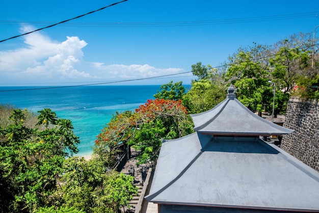 Een prachtig panoramisch uitzicht over bali indonesië