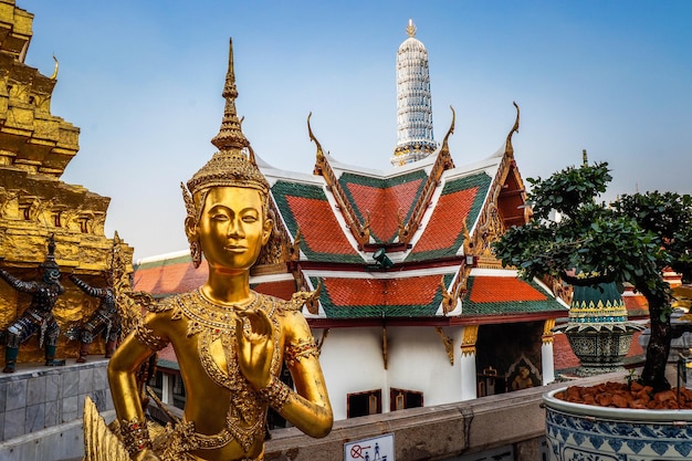 Een prachtig panoramisch uitzicht over Bangkok in Thailand