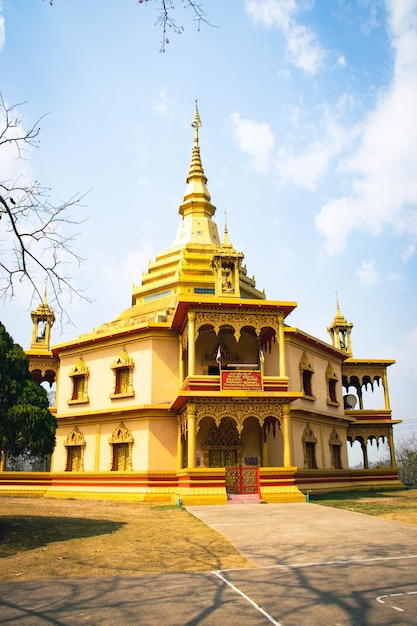 Een prachtig panoramisch uitzicht over de stad Luang Prabang in Laos