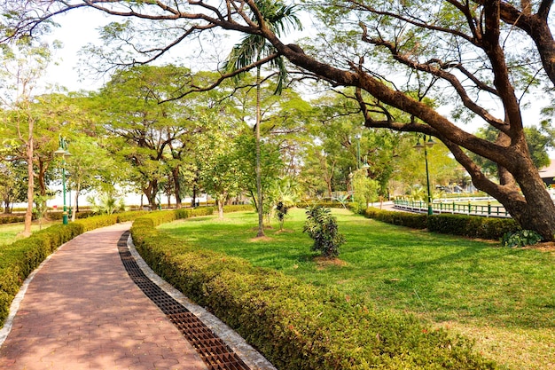 Een prachtig panoramisch uitzicht over de stad Vientiane in Laos