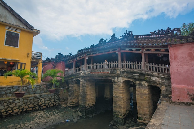 Een prachtig panoramisch uitzicht over Hoi An stad Vietnam