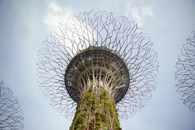 Een prachtig panoramisch uitzicht over Singapore