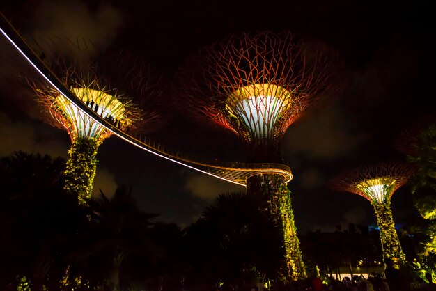 Een prachtig panoramisch uitzicht over Singapore