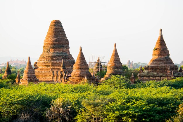 Een prachtig uitzicht op Bagan in Myanmar
