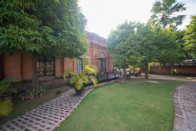 Een prachtig uitzicht op Bagan resorthotel in Bagan Myanmar