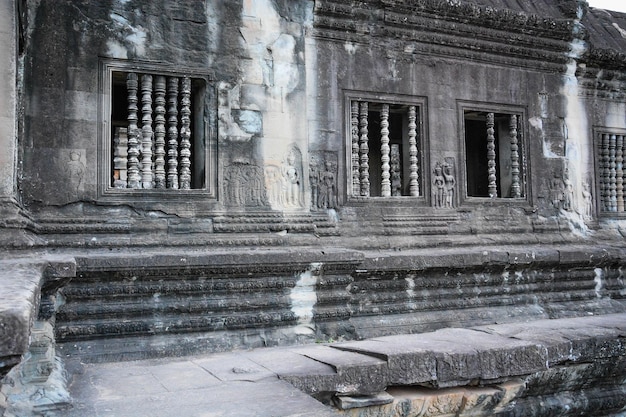 Een prachtig uitzicht op de Angkor Wat-tempel in Siem Reap, Cambodja
