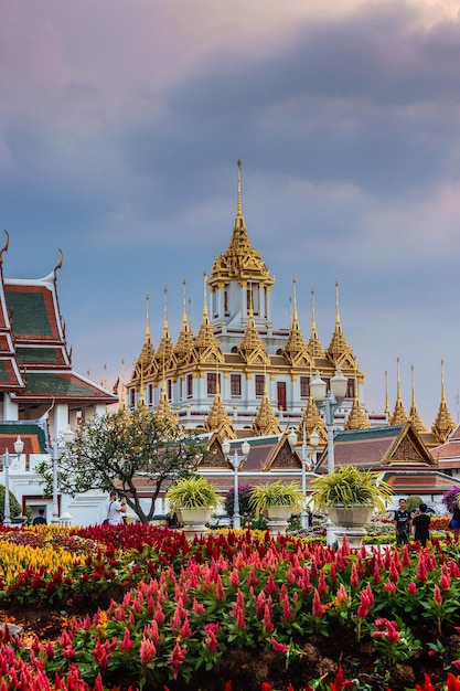 Een prachtig uitzicht op de boeddhistische tempel in Bangkok Thailand