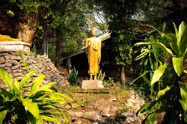 Een prachtig uitzicht op de boeddhistische tempel in Chiang Rai Thailand