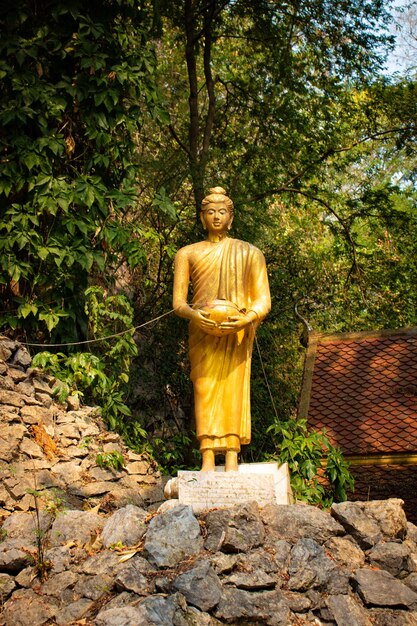 Een prachtig uitzicht op de boeddhistische tempel in Chiang Rai Thailand