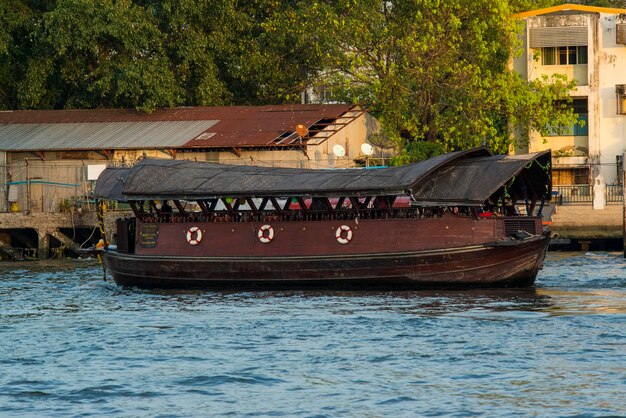 Een prachtig uitzicht op de Chao Phraya-rivier in Bangkok Thailand