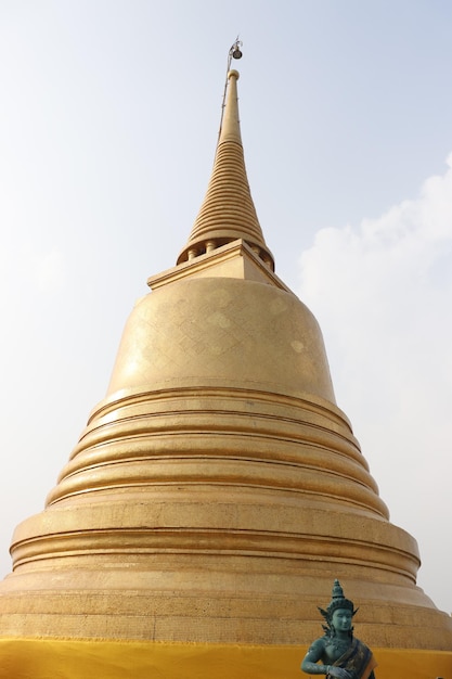 Een prachtig uitzicht op de Golden Mount-tempel in Bangkok Thailand