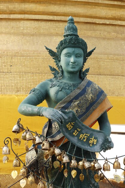 Een prachtig uitzicht op de Golden Mount-tempel in Bangkok Thailand