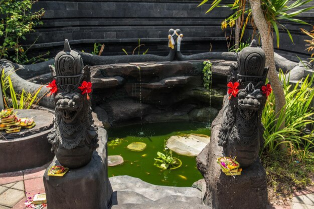 Een prachtig uitzicht op de hindoetempel op Bali, Indonesië?