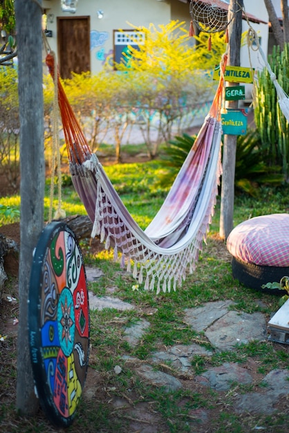 Foto een prachtig uitzicht op de natuur in chapada dos veadeiros in alto paraiso goias brazilië