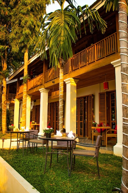 Een prachtig uitzicht op de stad Luang Prabang in Laos